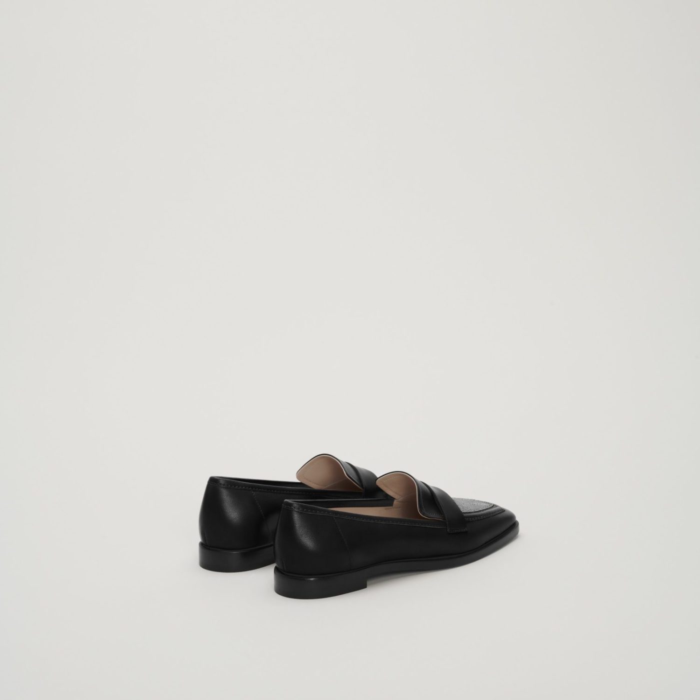 Black Leather Loafers - Image 2