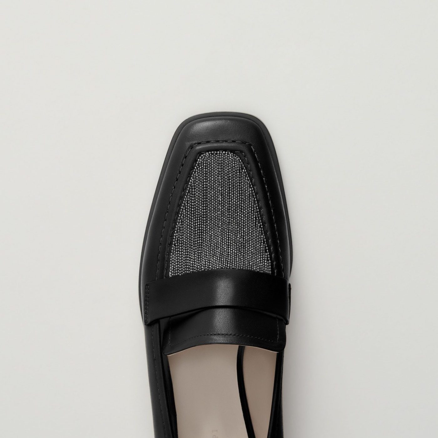 Black Leather Loafers - Image 3