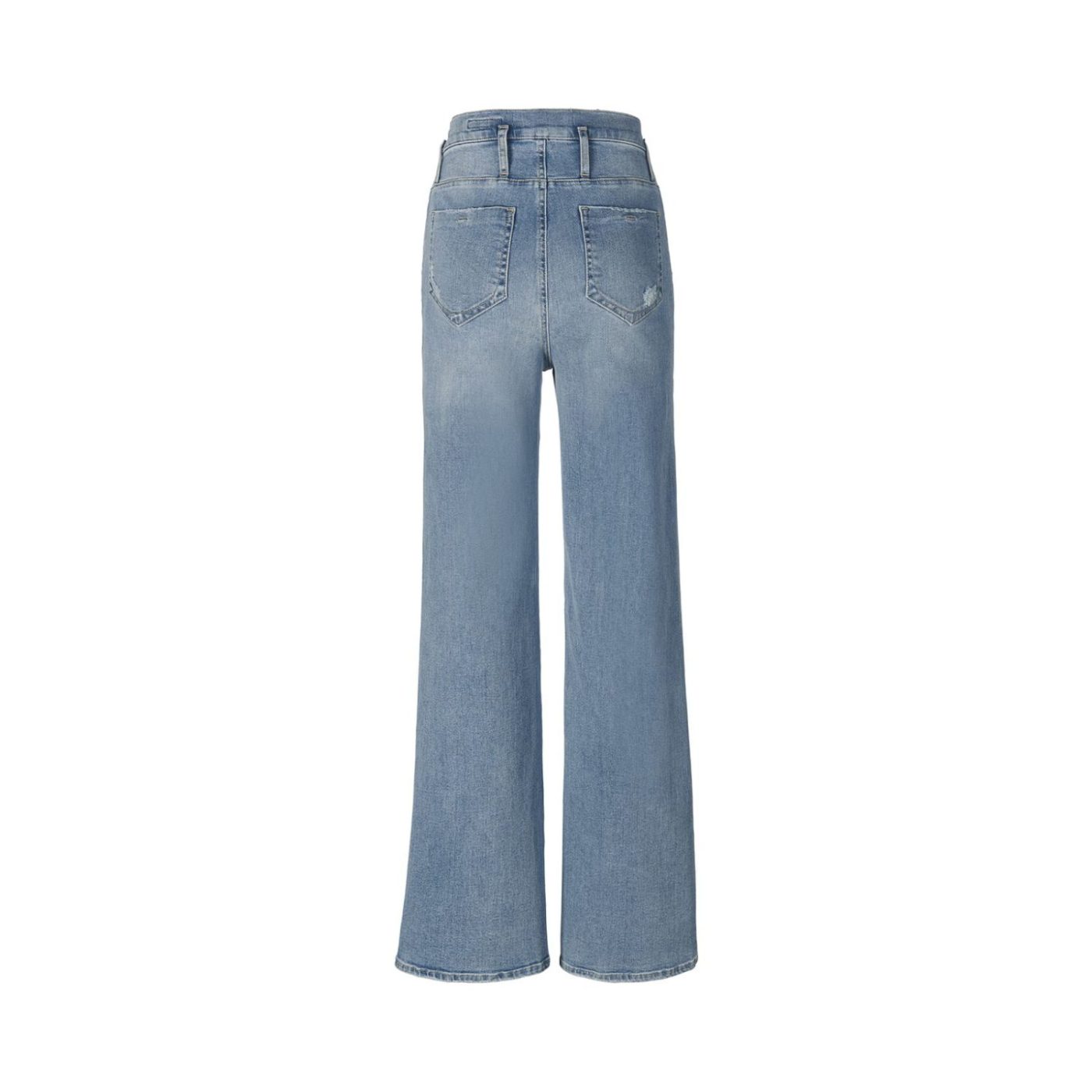 Jeans bleu clair coupe large – Image 2