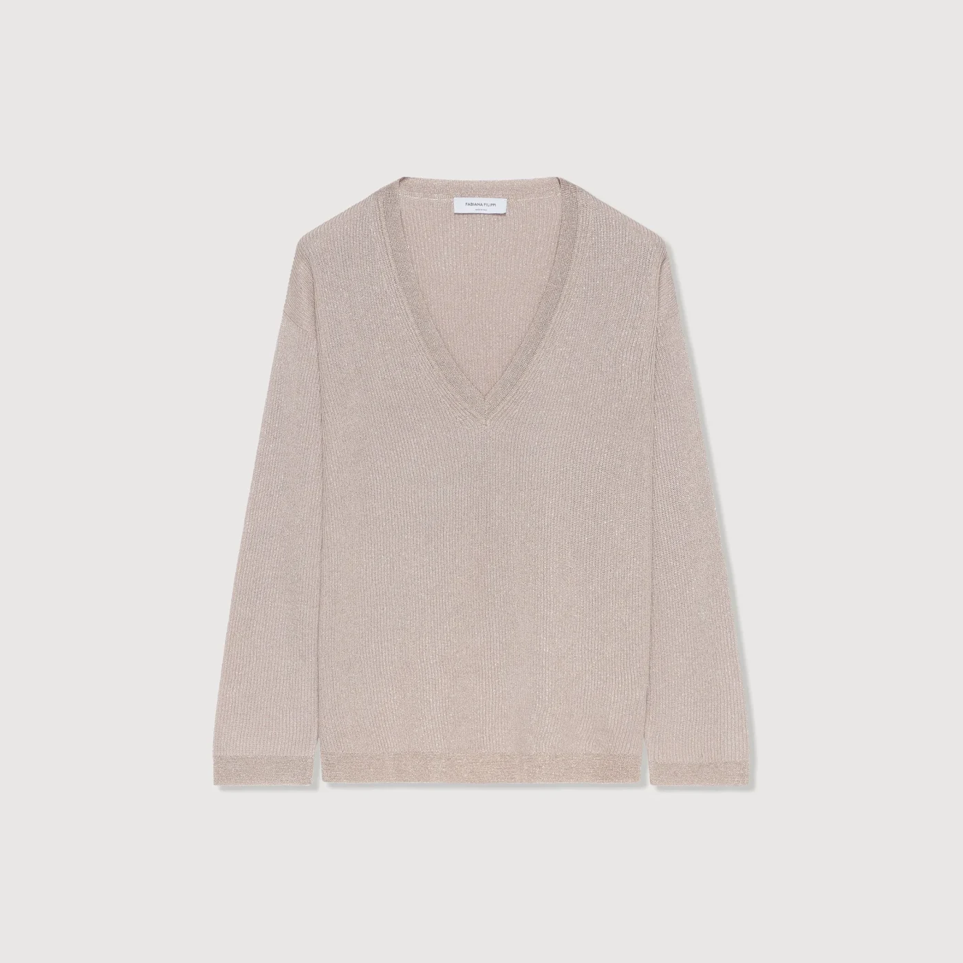 Organic Cotton and Lurex Sweater - Image 3