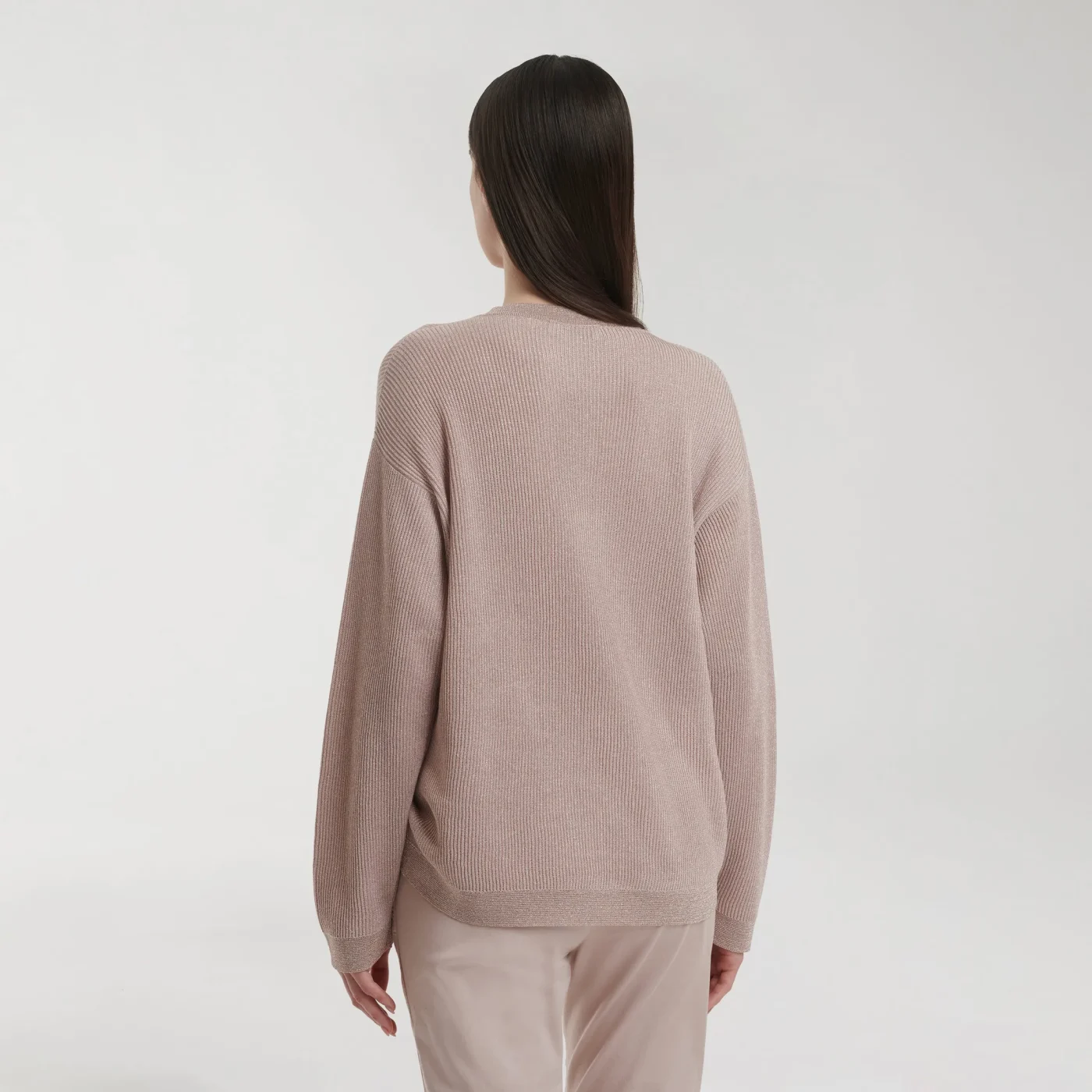 Organic Cotton and Lurex Sweater - Image 4