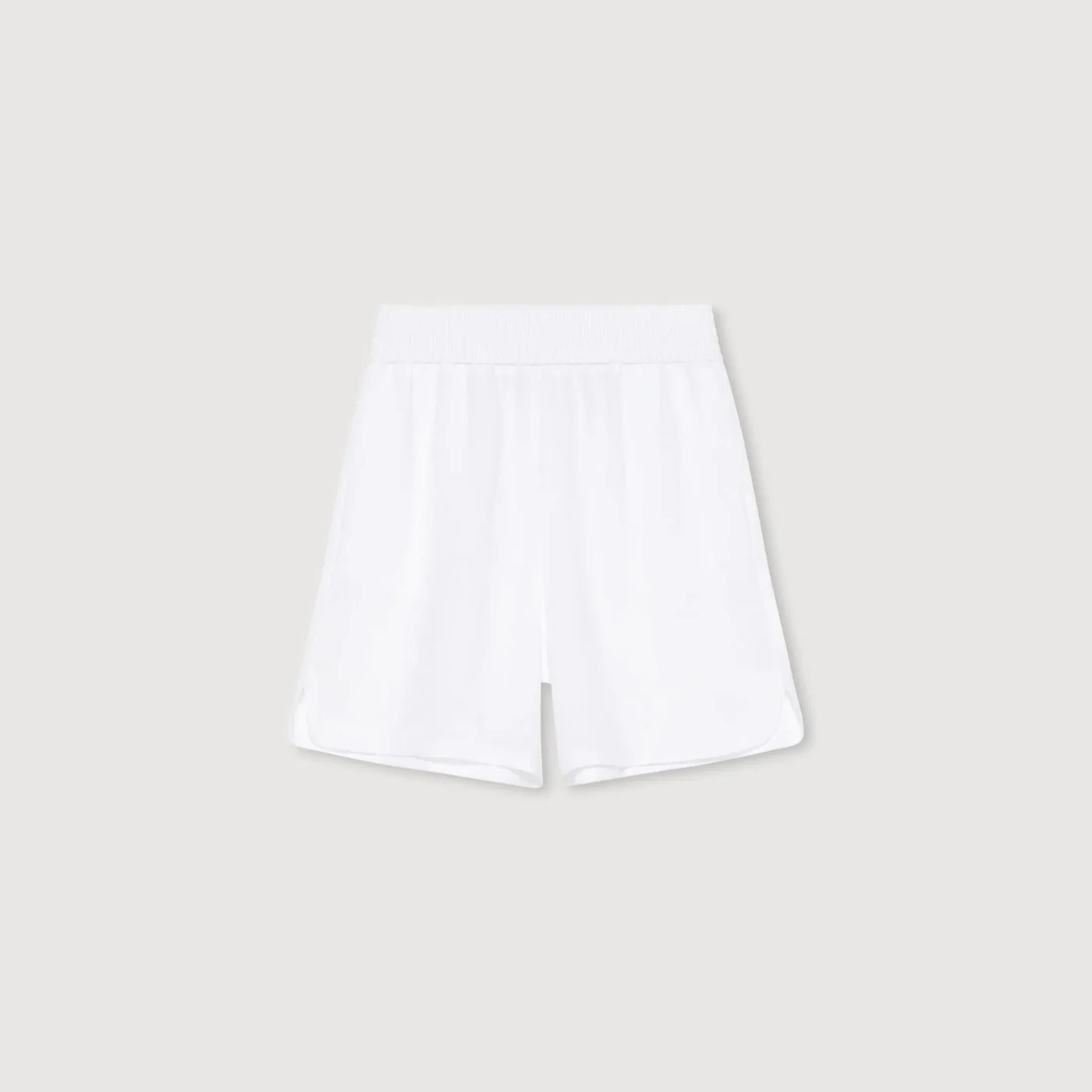 White Linen Shorts - Image 4