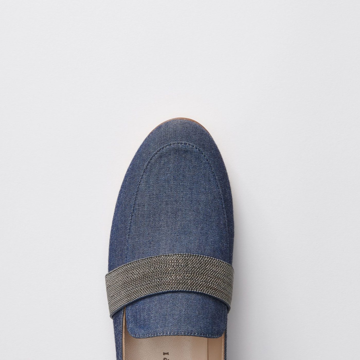 Mocassins en chambray bio – Image 2