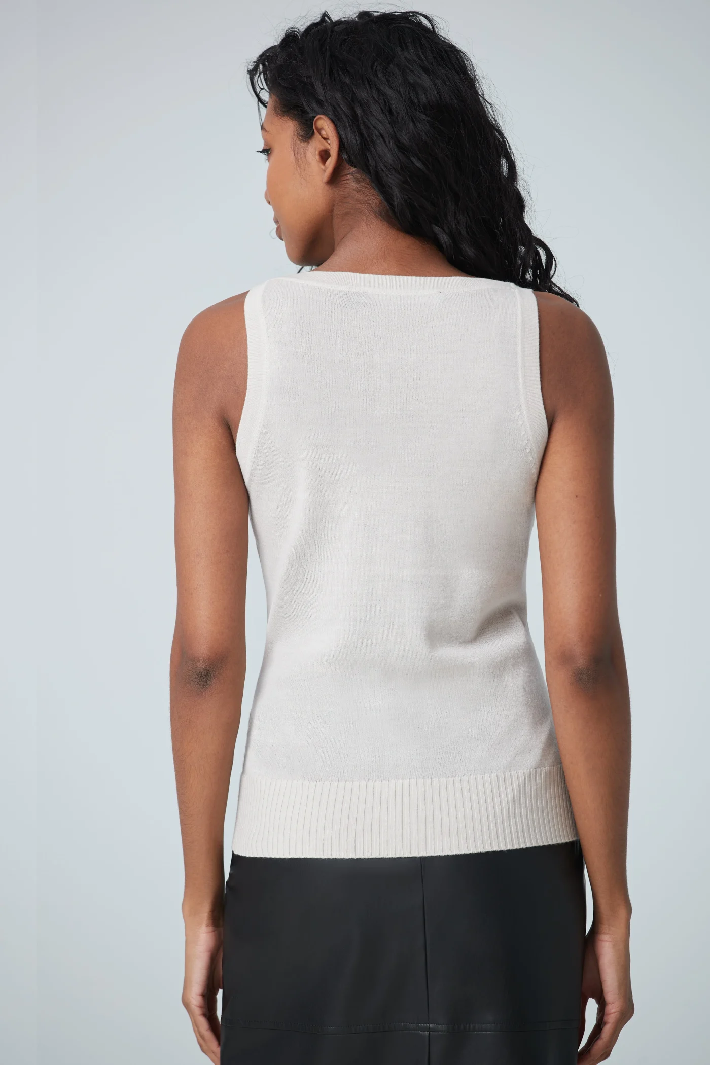 Camisole en mélange de laine mérinos – Image 3