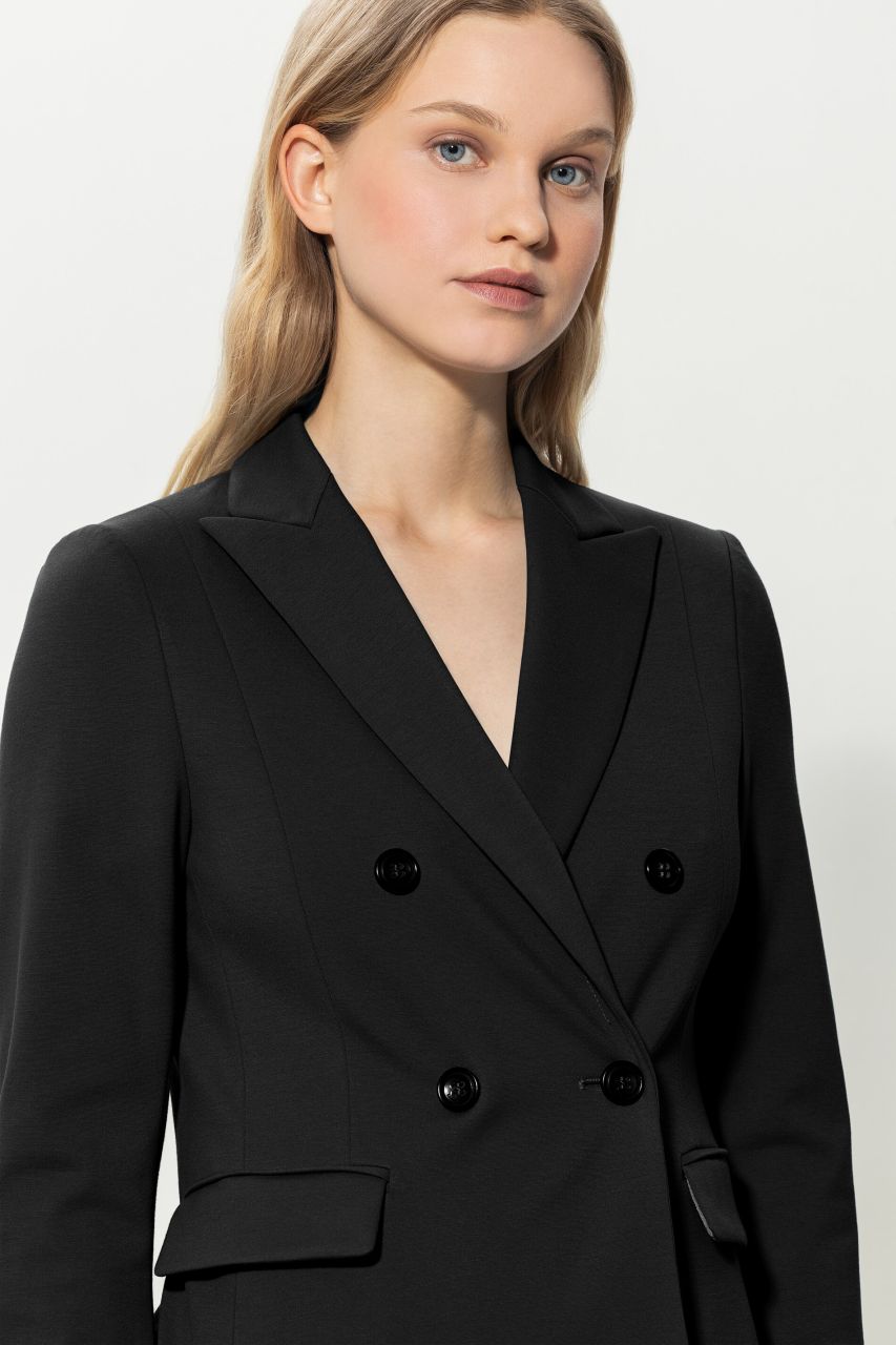 Blazer In Punto Milano Fabric – L'Essentiel par MF